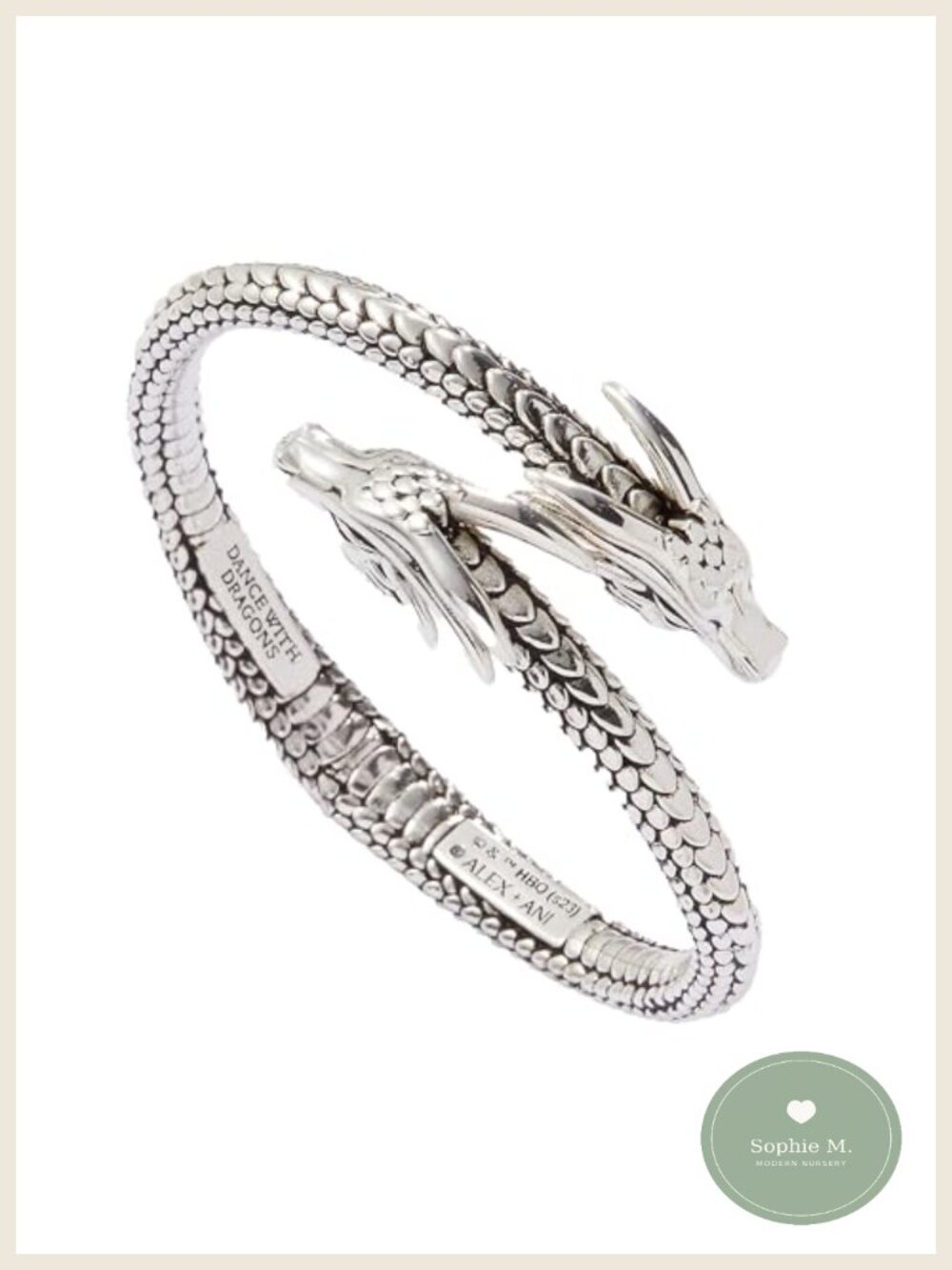 House of the Dragon Targaryen Expandable Cuff Bracelet Jewelry